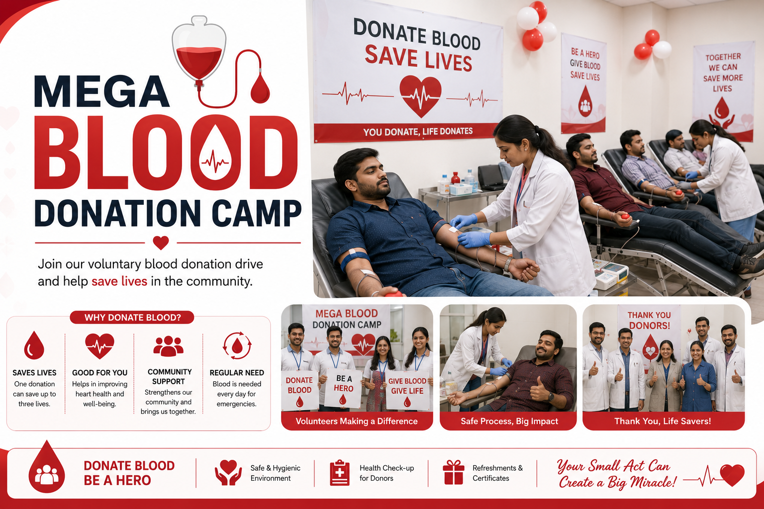 Mega Blood Donation Camp
