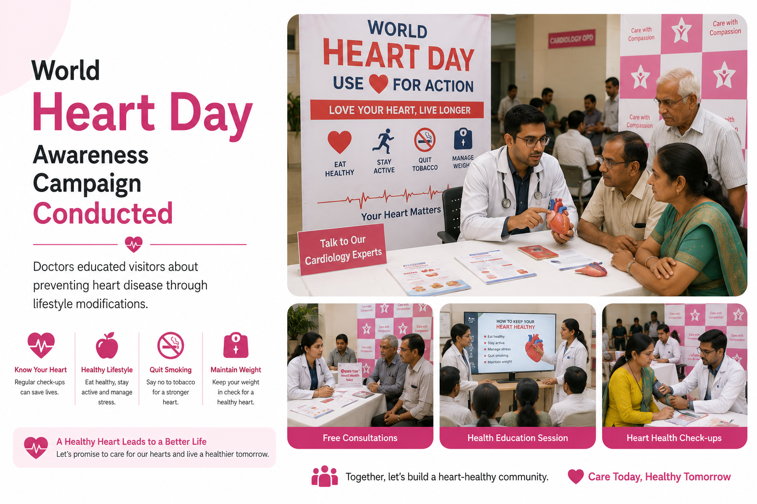 World Heart Day Awareness Campaign Conducted